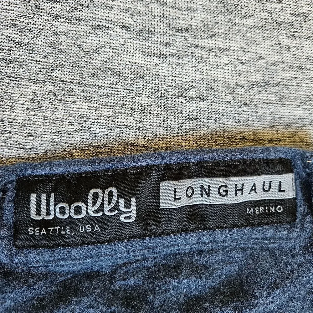 Woolly Longhaul Shorts Men’s Size 30 Blue 9” Inseam Merino Wool Blend EUC